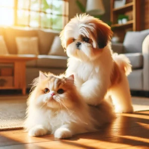 Shih Tzus Get Along with Cats